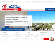 Tablet Screenshot of carloscastano.com.ar